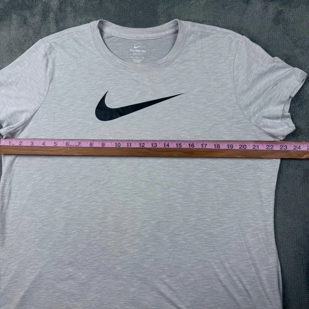 Womens Nike Dri-FIT T-Shirt Bundle 2pk XL Charcoal Light Grey Athletic Swoosh